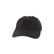 Stone Island 99576 Nylon Metal 6 Panel Cap Black (22FW)