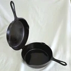 Griswold Large Block Logo 80 Double Skillet Top & Bottom 1102 1103 Vtg Cast Iron