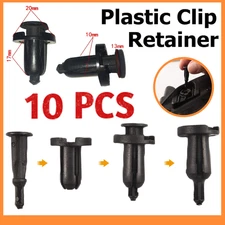 10XCar 10mm Dia Hole Plastic Rivets Fastener Auto Fender Bumper Push Pin Clips