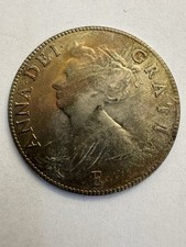 1707 Queen Anne Silver Halfcrown 2s6d | Edinburgh Mint E | Great Britain