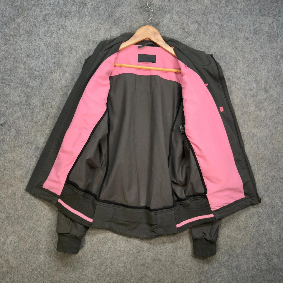 Rapha Bomber Jacket Mens Size Medium Grey Cotton Blend Full Zip Cycling Outdoor - Image 4 of 4