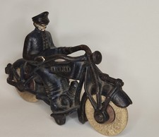 1930 s Cast Iron Motorcycle Hubley Champion