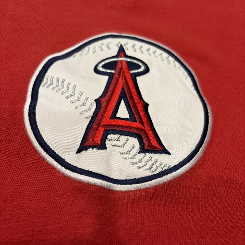 Raro De Colección 1990’s Equipo Nike MLB Anaheim Angels Talla XXL Rojo Shohei Ohtani Mike Trout Foto 3 de 4