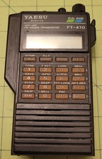 Yaesu FT-470 144/440 VHF/UHF FM Handie Transceiver NO ANTENNA OR BATTERY