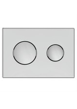 IDEAL STANDARD S4399AA FLUSHPLATE DUAL AIR PNEUMATIC CONCEALA 2 FLUSH PLATE