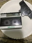 Vintage Sony Walkman WM-F15 Portable Cassette Player AM/FM WORKS- PARTS ONLY