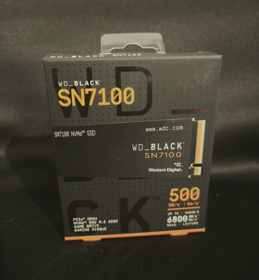 WD_BLACK SN7100 500GB NVMe SSD - PCIe Gen4 - NEU & OVP (Versiegelt)
