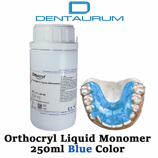 Dental Dentaurum Orthodontic Orthocryl Clear Acryl Resin Liquid 250ml