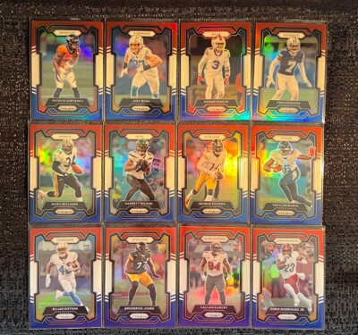 2023 Prizm Football RED WHITE & BLUE RWB Complete Your Set You Pick Card #1-400