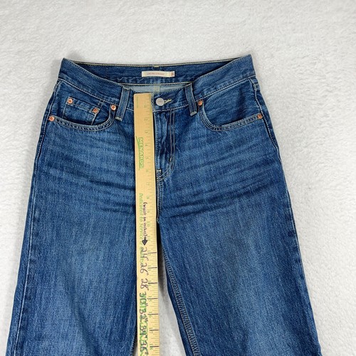 Jeans Levi's Low Pro gamba dritta donna 26 (29x30) DIFETTI* denim blu vita alta - Foto 2 di 16