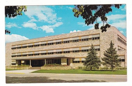 University of Wyoming vintage postcard Laramie Wyoming / Library / William Coe