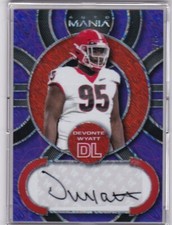 Devonte Wyatt 2022 Wild Card Auto Mania Green Bay Rookie #4/75 MADE - #AM-C1