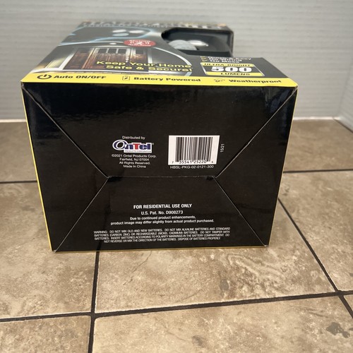 Projecteur de sécurité sans fil Ontel Night Hawk 450 lumens DEL, activé par le mouvement. - Photo 6/6