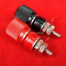 2PC  speaker Audio Cable Binding Posts Insula...