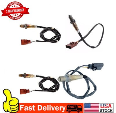 Audi S7 O2 Sensor For 2013-18 Audi S6 S7 S8 2014-18 RS7 4.0L V8 Turbo 4pcs Up+Down Oxygen ...