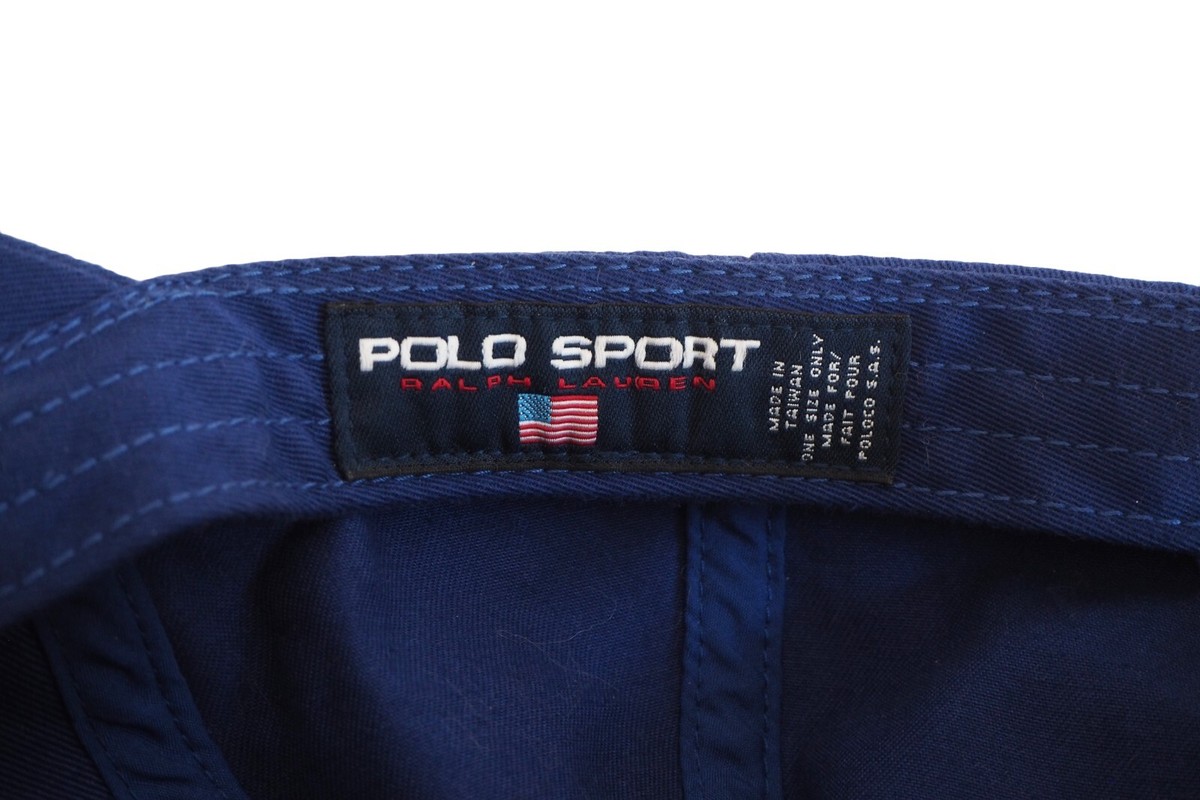 Vintage POLO SPORT by Ralph Lauren Cap big logo 90s USA