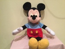 VTG. 1988 PLAYSKOOL/DISNEY PLUSH TALKING MICKEY MOUSE PULL STRING INTACT RESTORE