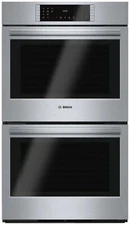 BOSCH 800 Series 30" W Double Convection Self-cleaning Wall Oven, HBL8651UC, NEW