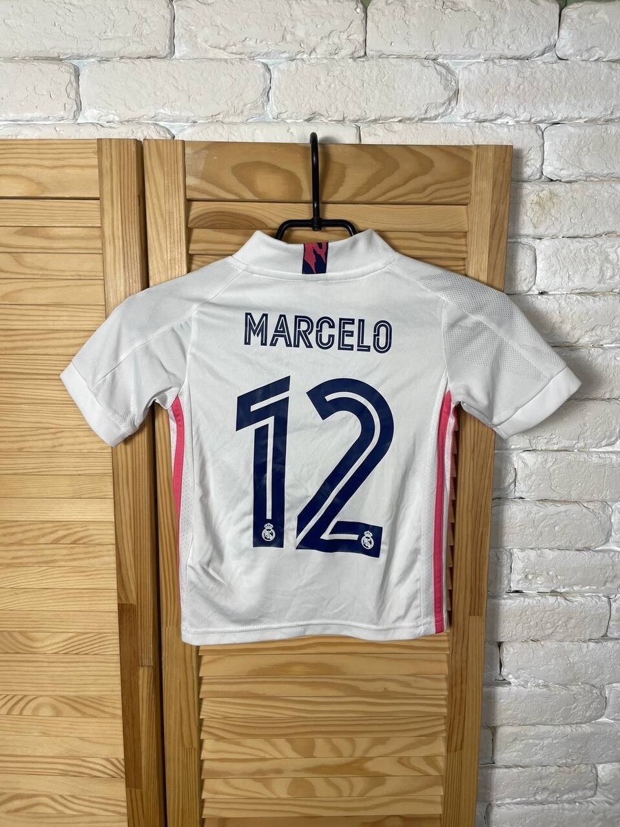 MARCELO REAL MADRID HOME FOOTBALL SHIRT 2020 - 2021 ADIDAS