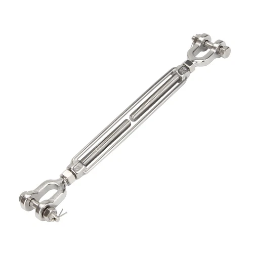 Turnbuckle 3/8 M10 304 Stainless Steel Jaw and Jaw 3200 lbs Heavy Duty Wire - Picture 1 of 7