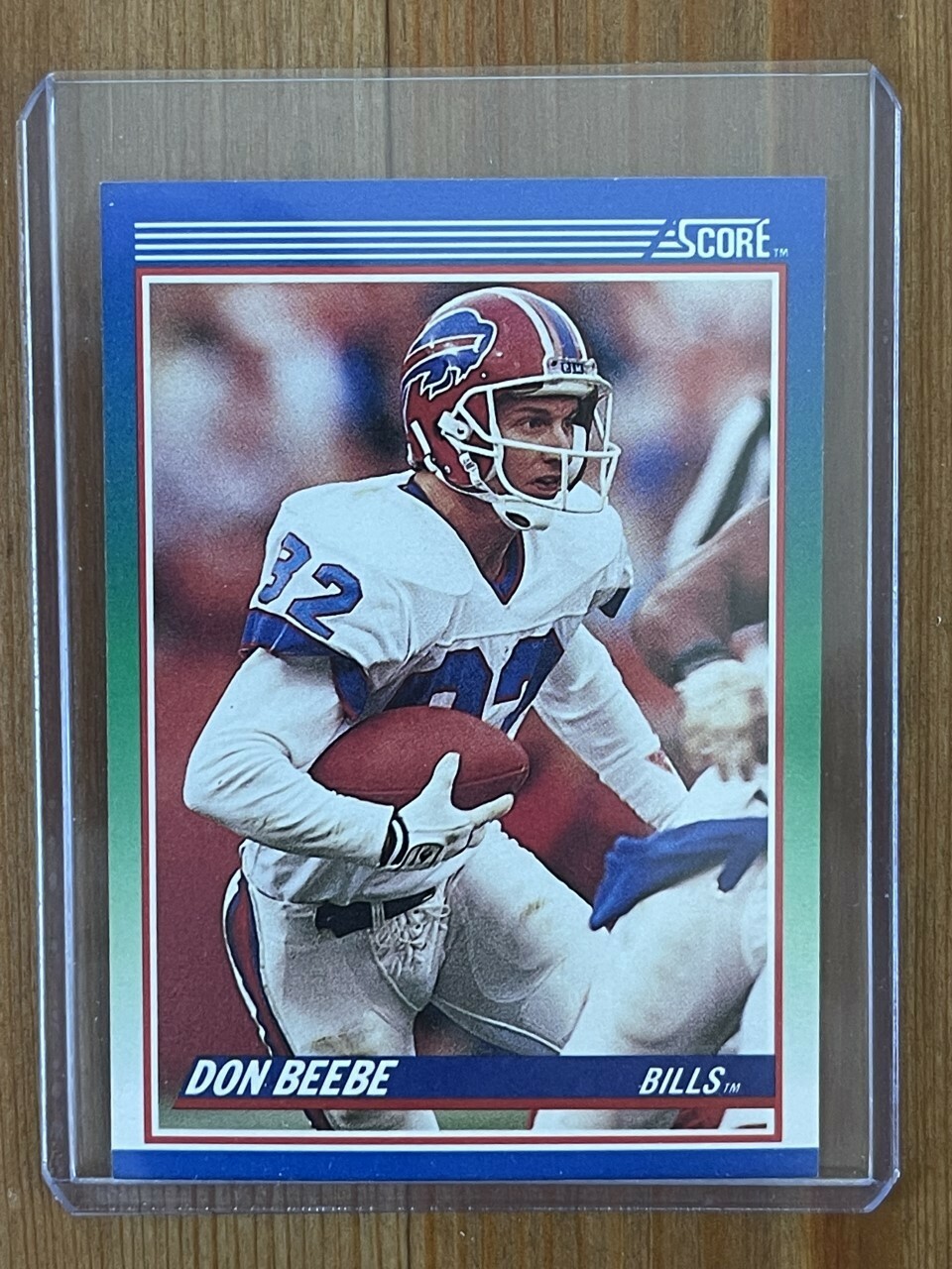 1990 Score Don Beebe #46 Buffalo Bills