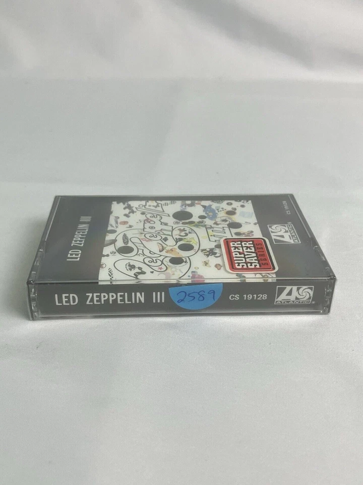 LED ZEPPELIN III Cassette 3 (1970) Factory Sealed New Mint Immigrant Song Hype - Image 2 of 3