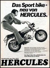 Hercules Sport Bike, originale Werbung aus 1972...........5sb