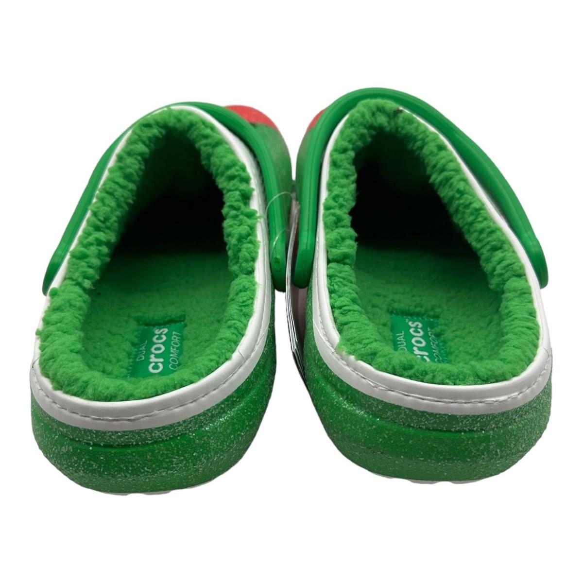 NWT Crocs Classic Lined Holiday Christmas Elf Fur Lined Clogs‎ Shoes Size M 13 NEW Crocs Classic Lined Holiday Christmas Elf | Mercari main image 4
