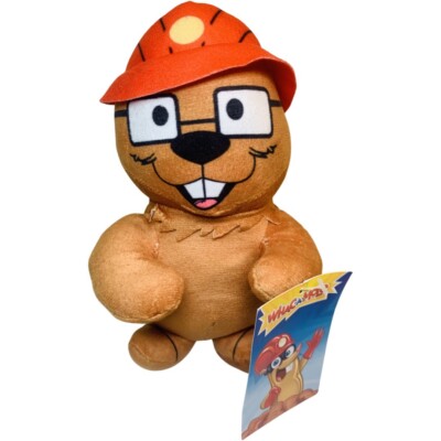 Whac-A-Mole Stuffed Animal  Beaver 8'' Mattel Games Plush Toy Factory,  2022 Love