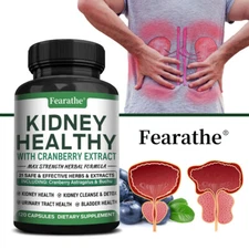 Kidney Health Cleanse Support Detox Natural Supplement High Quality