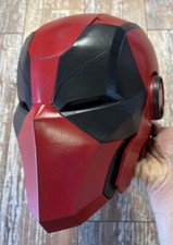 3d Printed Hand Painted Iron Deadpool Cosplay Mask Youth Size Or Display