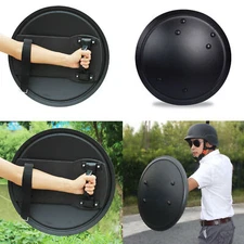 Hand-Held Anti-riot Shield Round Metal Tactical Shield Security Protection Equip