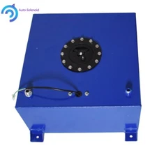 10 Gallon Blue Coated Aluminum Racing/drifting Fuel Cell Gas Tank+level Sender
