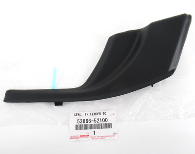 Genuine OEM Toyota 53866-52100 Passenger RH Front Fender Cowl Seal