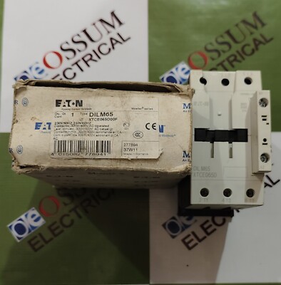 EATON DILM65 XTCE065D00F POWER CONTACTOR 65A VOLTAGE 220VAC FREE FAST SHIPPING