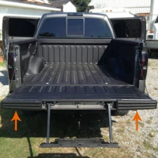 Side Tailgate Flex Step Moulding Protector Cap Cover Fit For 09-14 Ford F-150