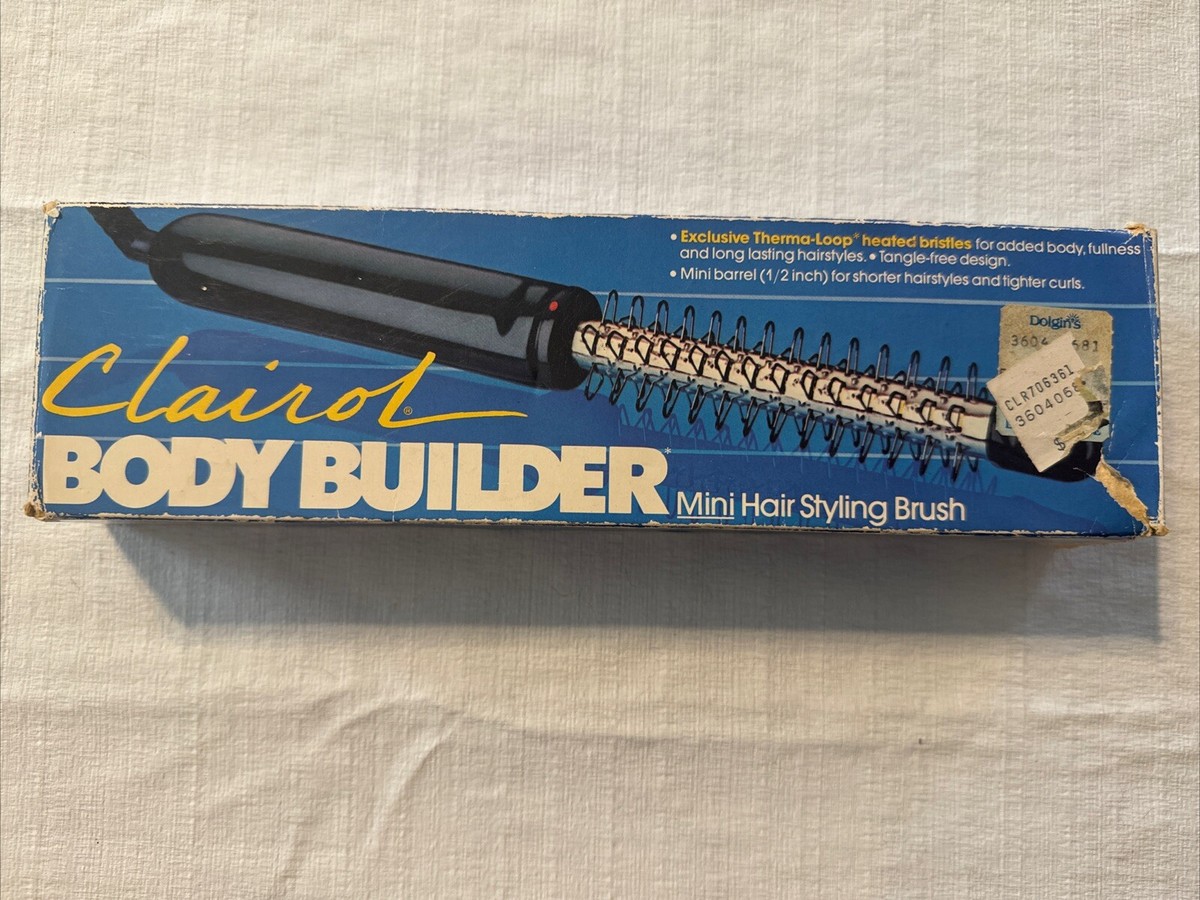 Clairol Body Builder Heated Volume Styling Brush Wire Bristles BB-1 TESTED Clairol Body Builder Heated Volume Styling Brush Wire  main image 3