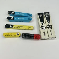 .9mm Long Thin Leads Black Mechanical Pencil Eraser Sheaffer's Eversharp Scripto