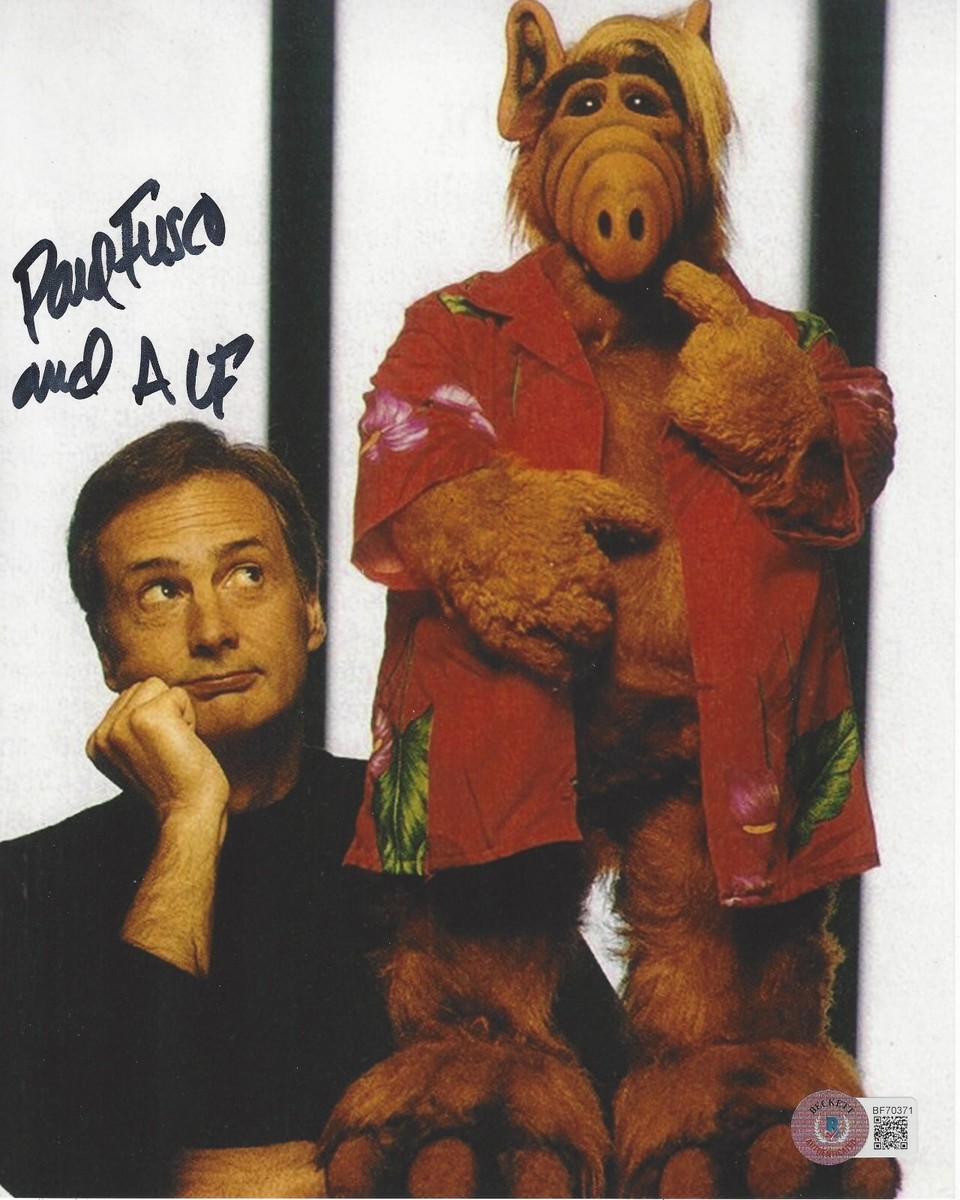 PAUL FUSCO SIGNED ALF CREATOR & PUPPETEER 8x10 SHOW PHOTO 1A