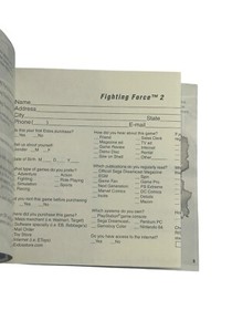 Fighting Force 2 (Sega Dreamcast, 1999) DC Complete w/ Manual + Reg Card Tested