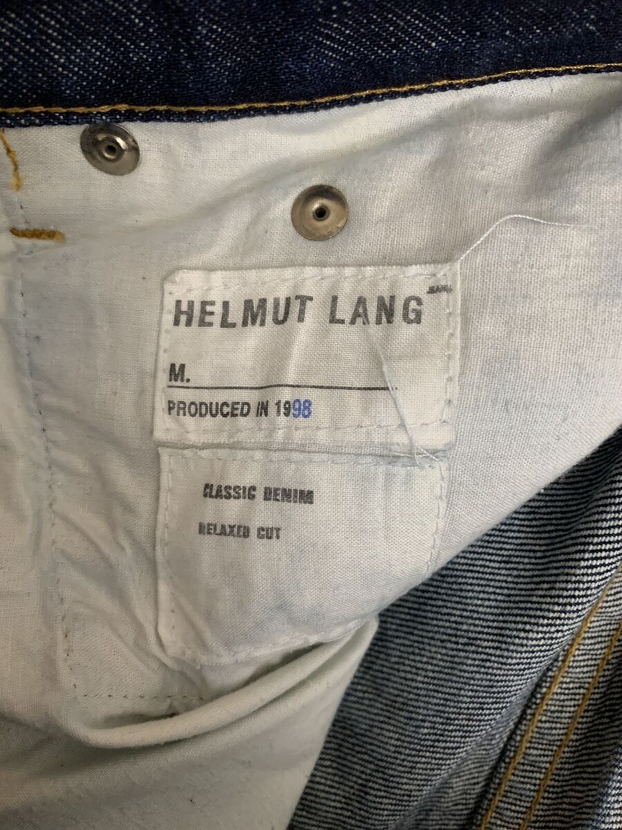 Helmut Lang 1998 classic denim relaxed cut Size 32