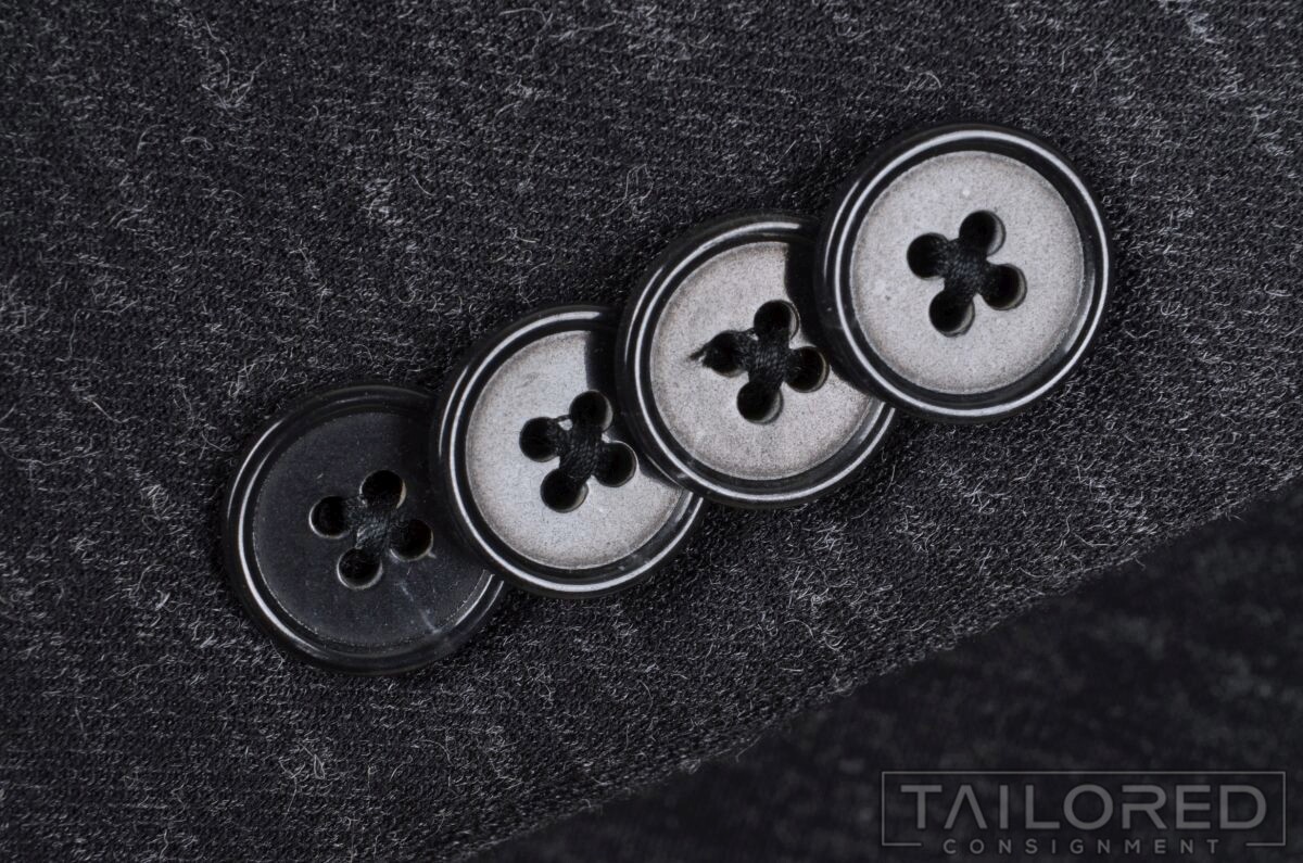 JOHN VARVATOS USA Solid Gray Polyester Jersey Bla… - image 6