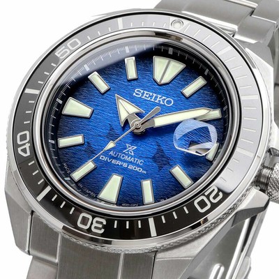 SEIKO Prospex King Samurai SRPE33J1 Save The Ocean Automatic MANTA RAY  Japan | eBay