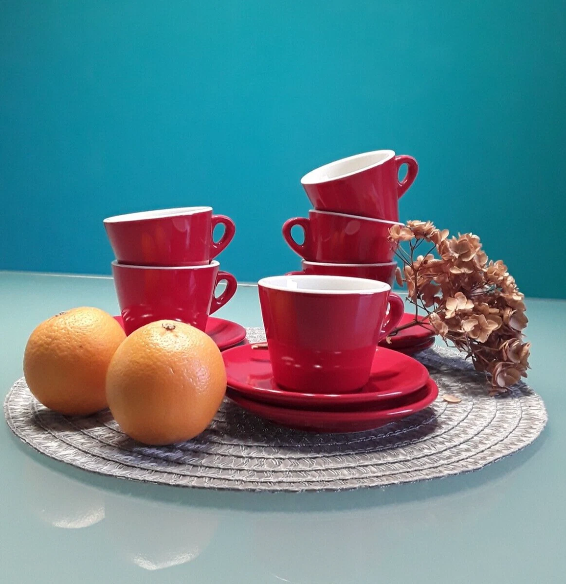Tescoma Tazza Per Cappuccino Con Piattino - Linea Allegro - Porcellana Di Qualità, Microndas E Lavastoviglie, Garanzia 5 Anni - 4