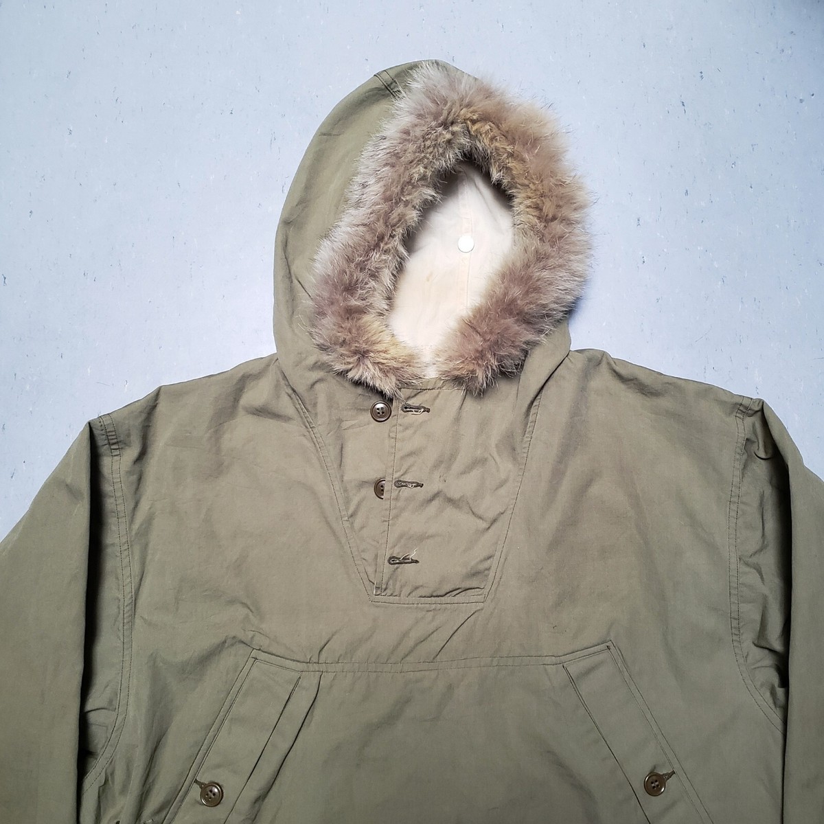 WW2 40s US Army 10th Mountain Reversible Ski Parka w Fur