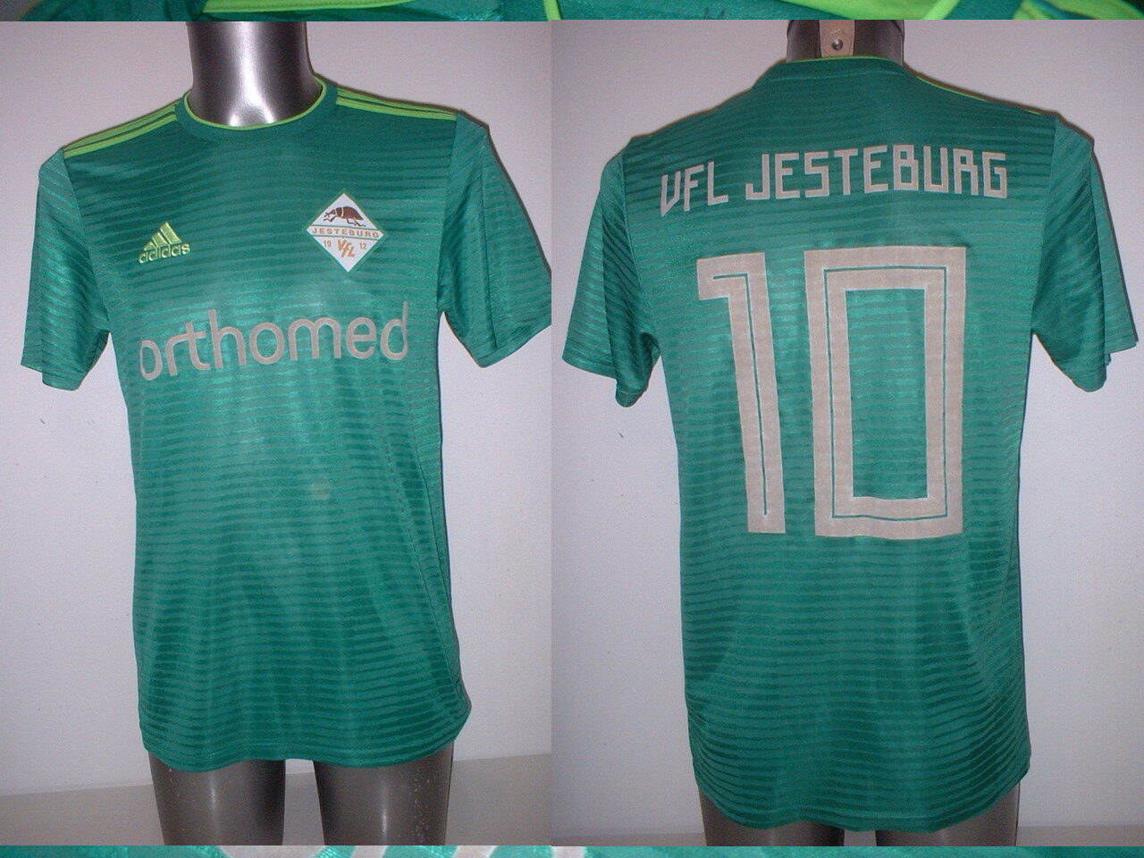 VFL Jesteburg Adidas Adult Medium Shirt Jersey Trikot Player Match Top Vintage 