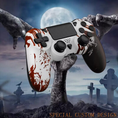 Wireless Controller For Sony PlayStation 4 Dual Shock Game Console Zombie Design
