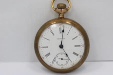 Antique 1898 Waltham 18s 15j Model 1883 Grd. No 820 Warranted 10y Case Runs