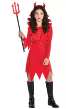 Devious Devil Girl's Halloween Costume