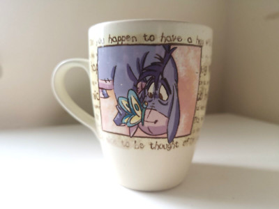 Disney Tams Eeyore Mug  Tea Coffee 4.5  Cream Ceramic